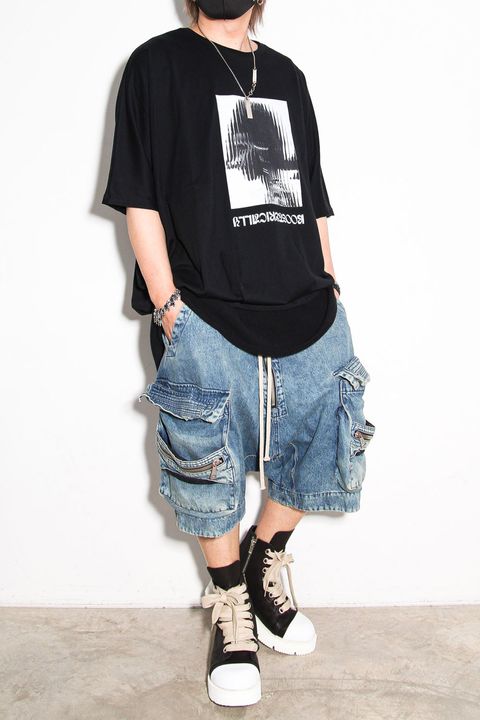 大人のデニムショーツ