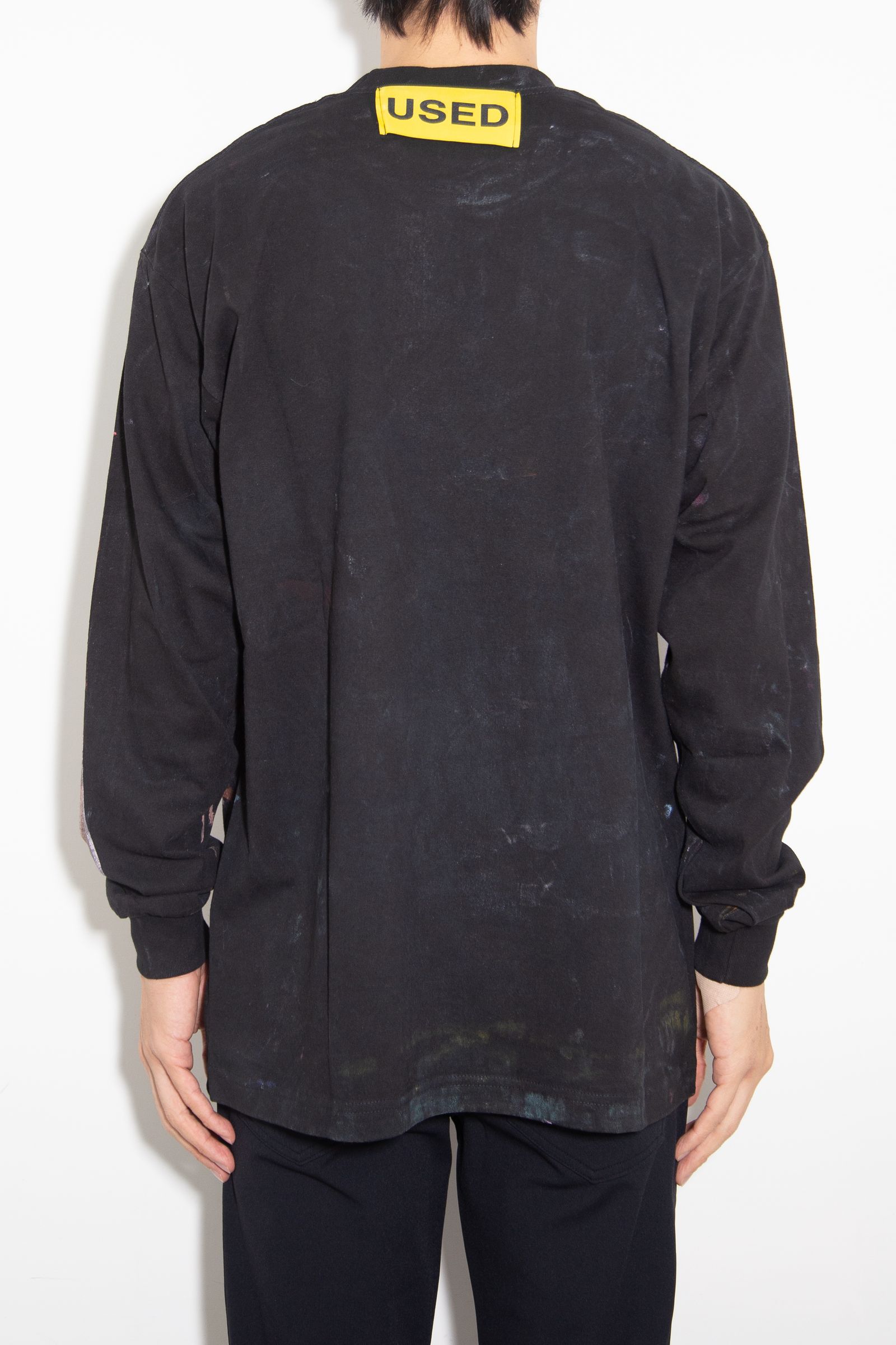 USED LS T- SHIRT  / ブラック 1