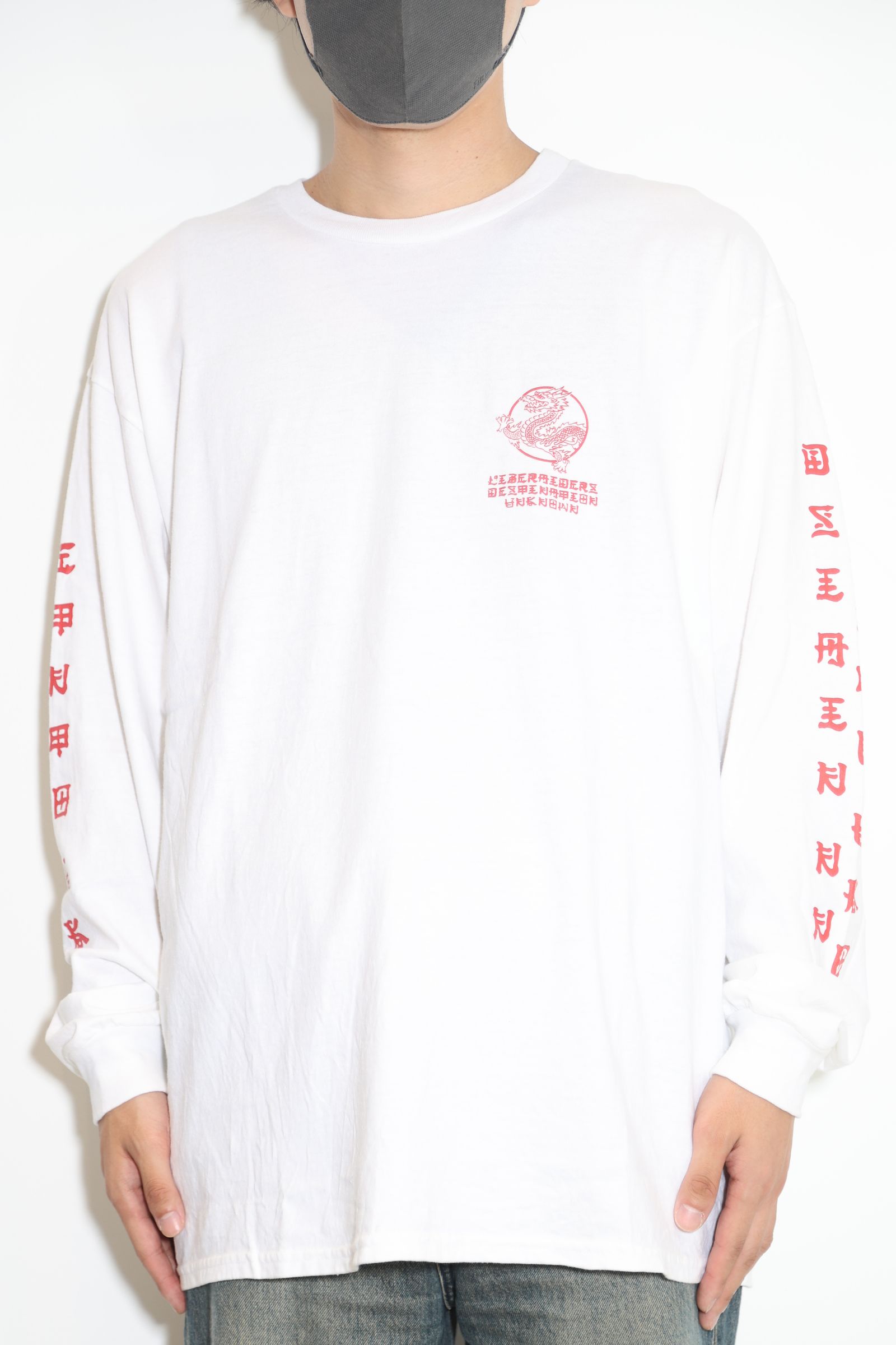 DRAGON L/S TEE / ホワイト