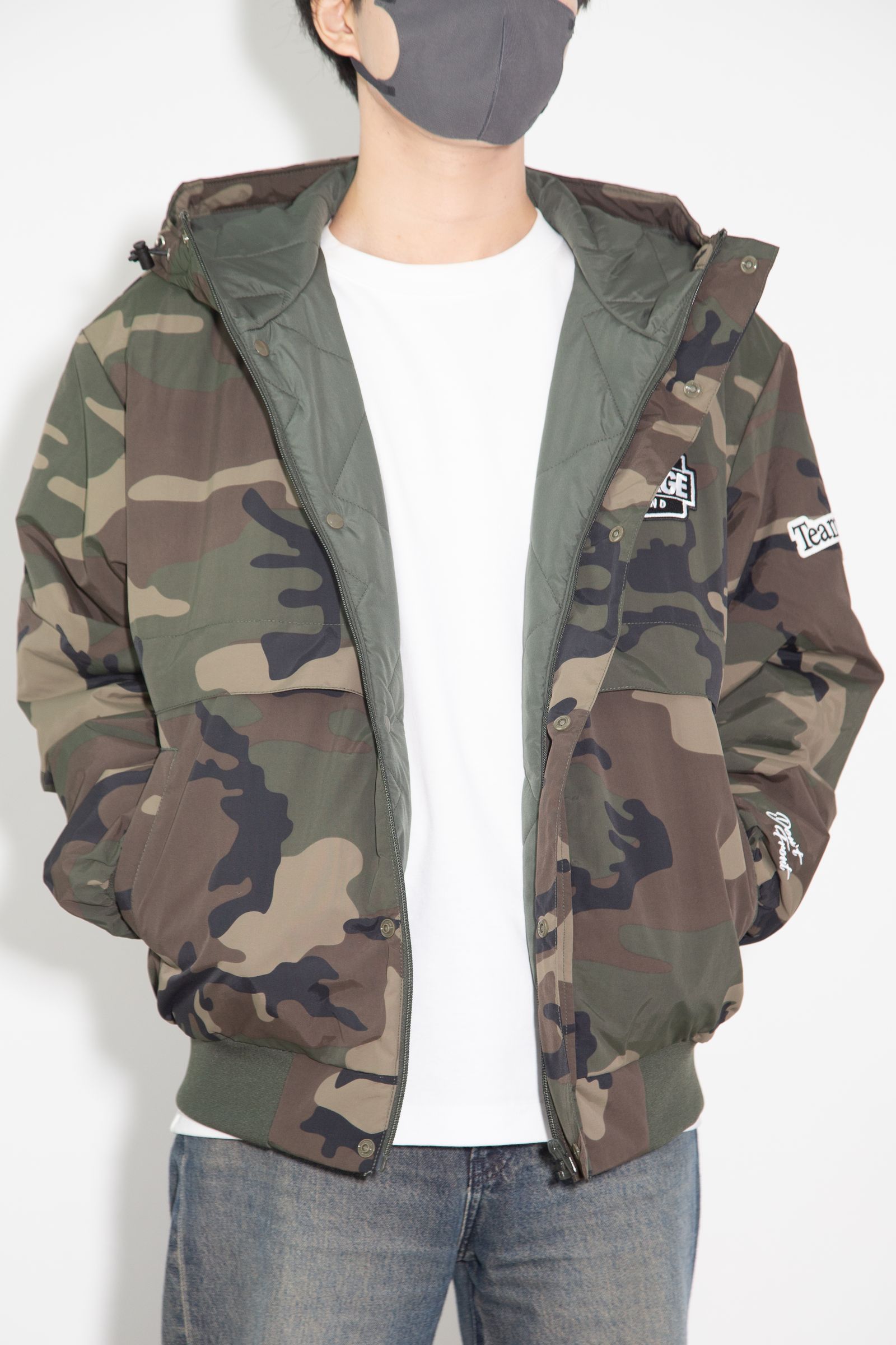 NYLON PUFFER JACKET / カモ
