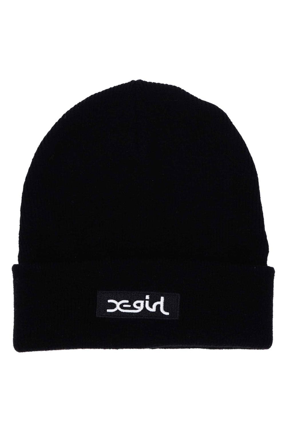 X-girl - BOX LOGO KNIT CAP / ブラック | Tempt