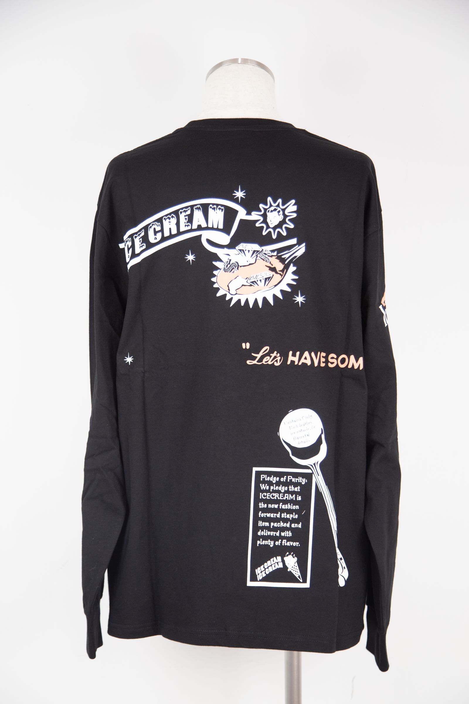 STYLE FACTS LS T-SHIRT / ブラック