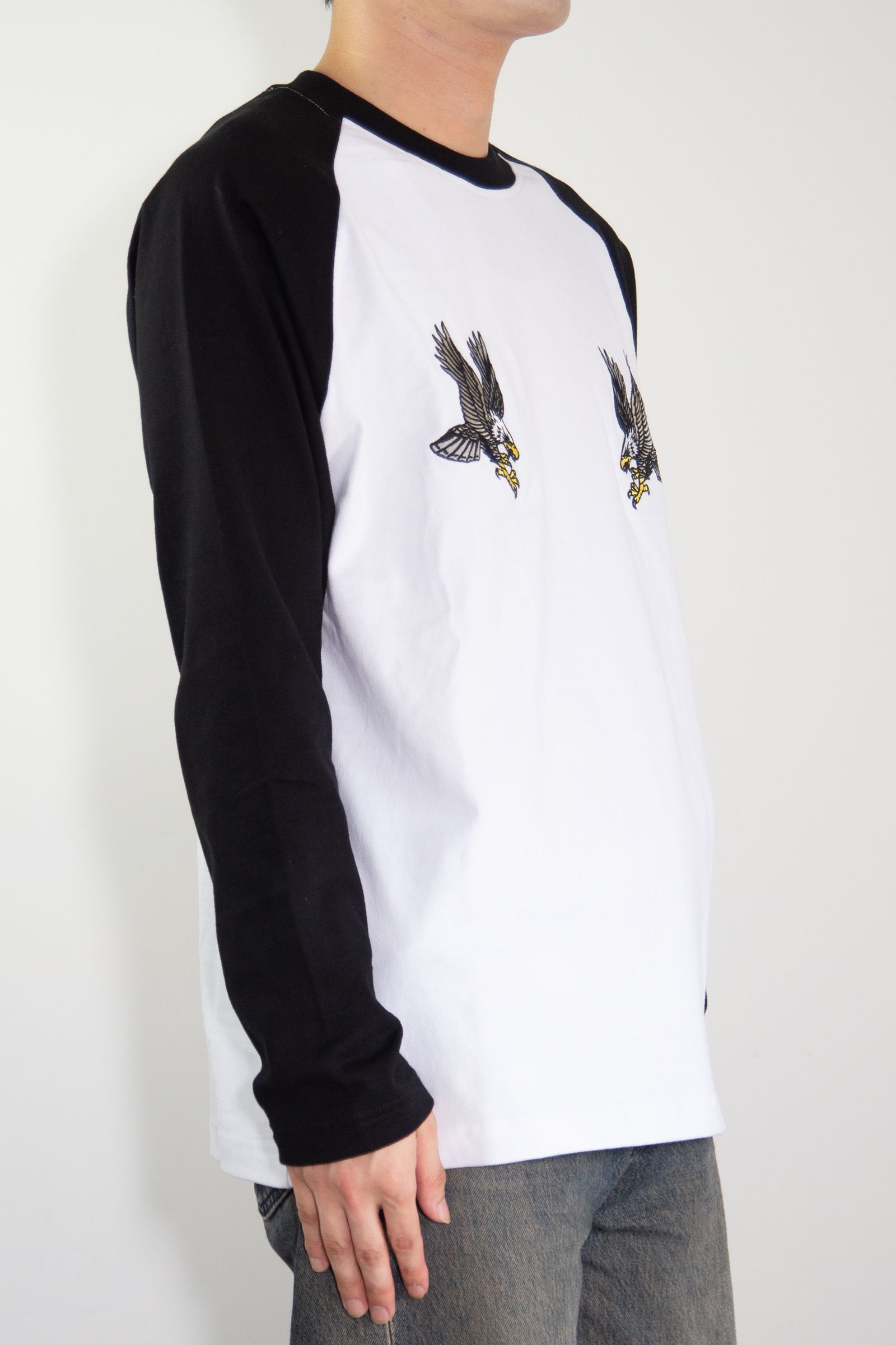 EAGLE RAGLAN L/S TEE / ブラック
