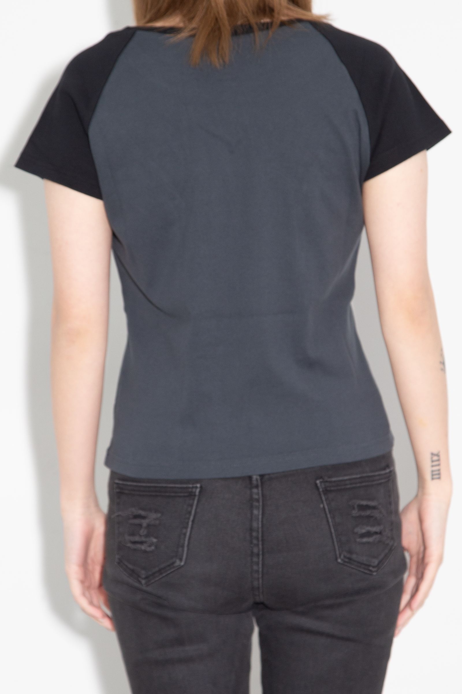 FACE RAGLAN S/S BABY TEE / チャコール