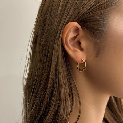 Crockery Bamboo Pierce / ゴールド