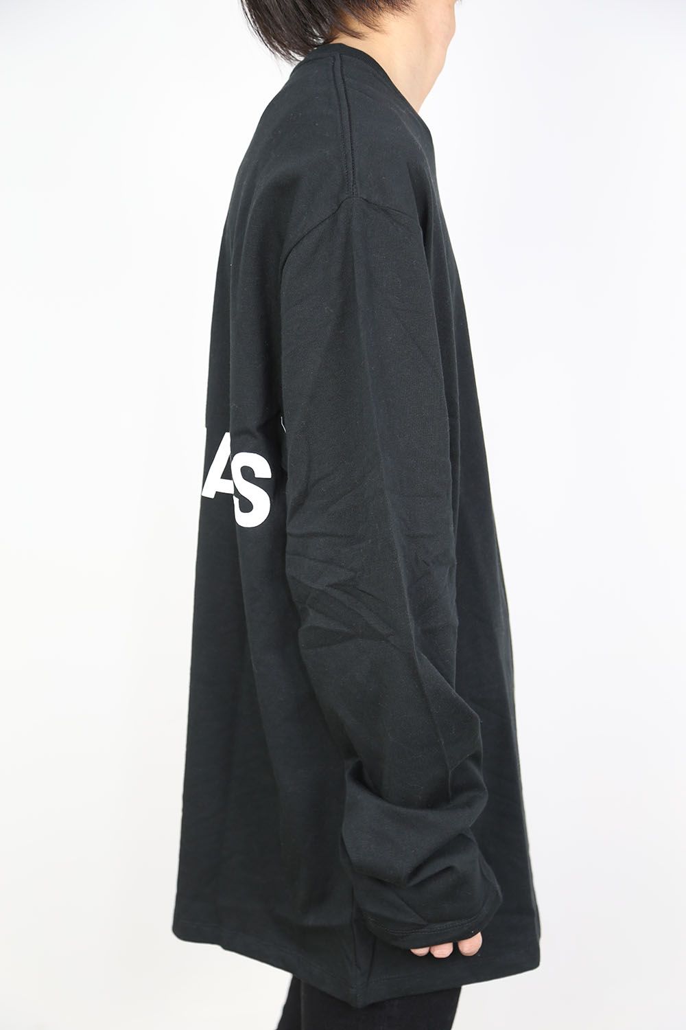 BACK LOGO L/S TEE / ブラック