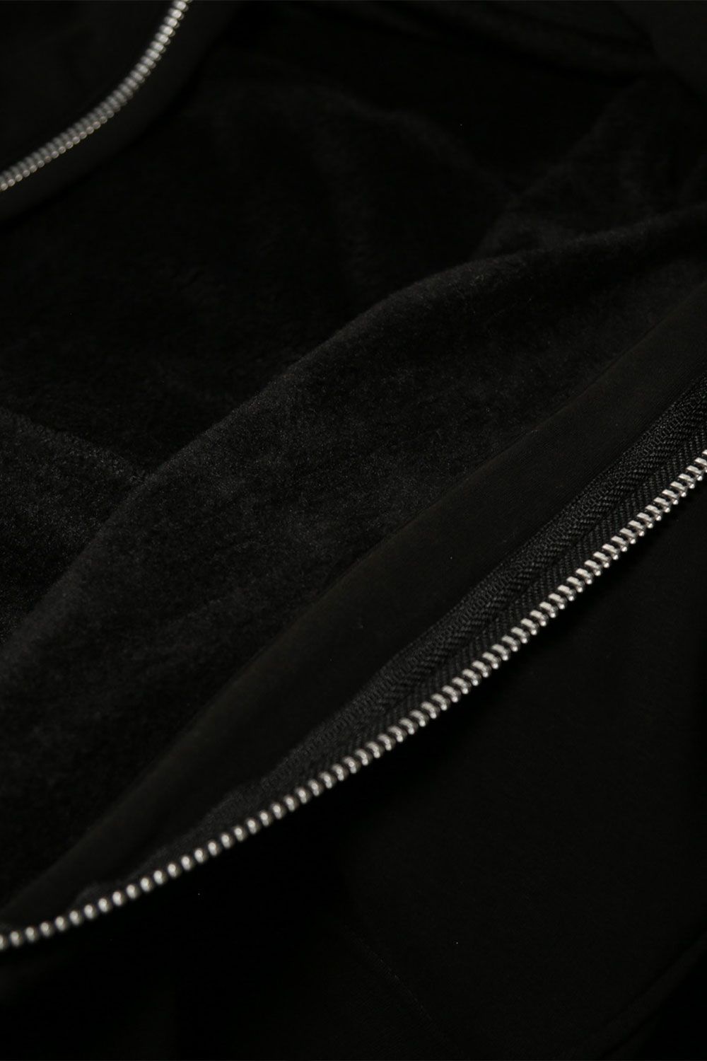 ボンバーヒートオーバーサイズジップフーディー / Bomber Heat ZIP Jumbo Hoodie / ブラック / ag-10056