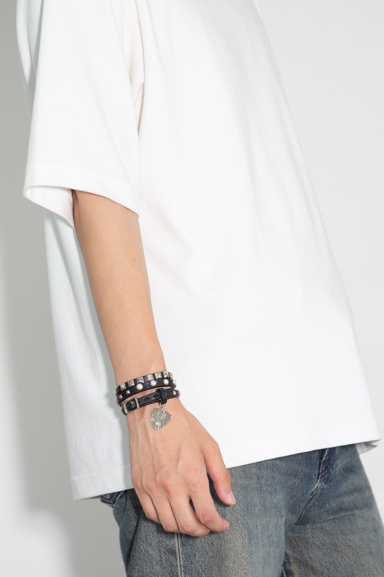 PICK レザーブレスレット