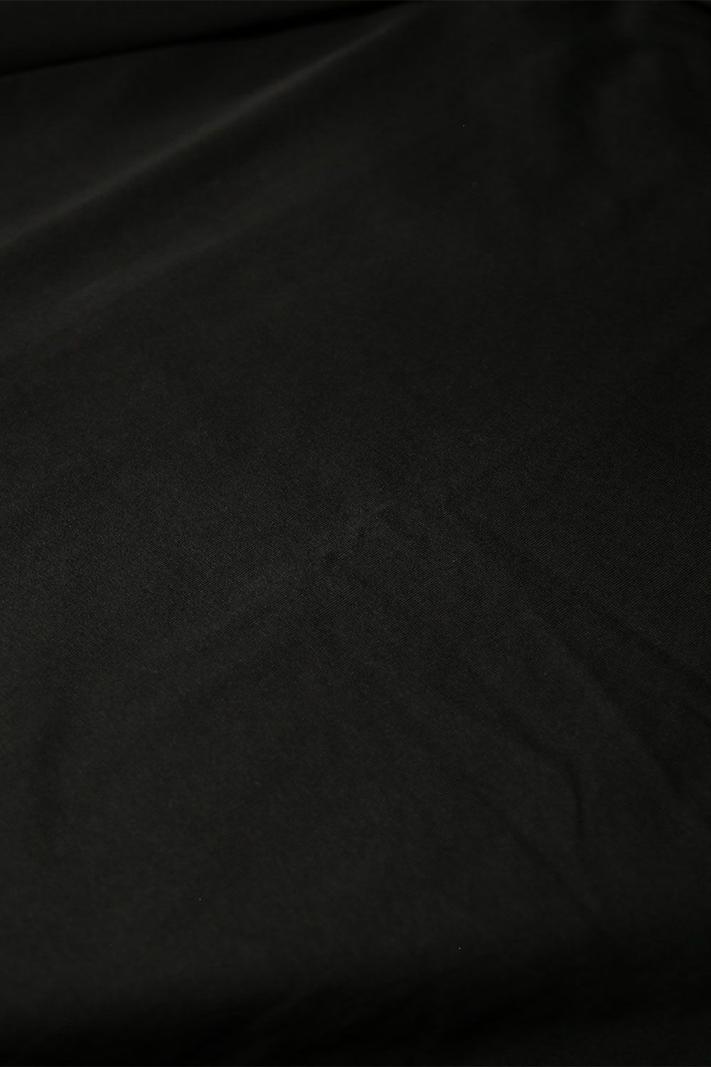 リラックスフィットレイヤードTシャツ / ブラック