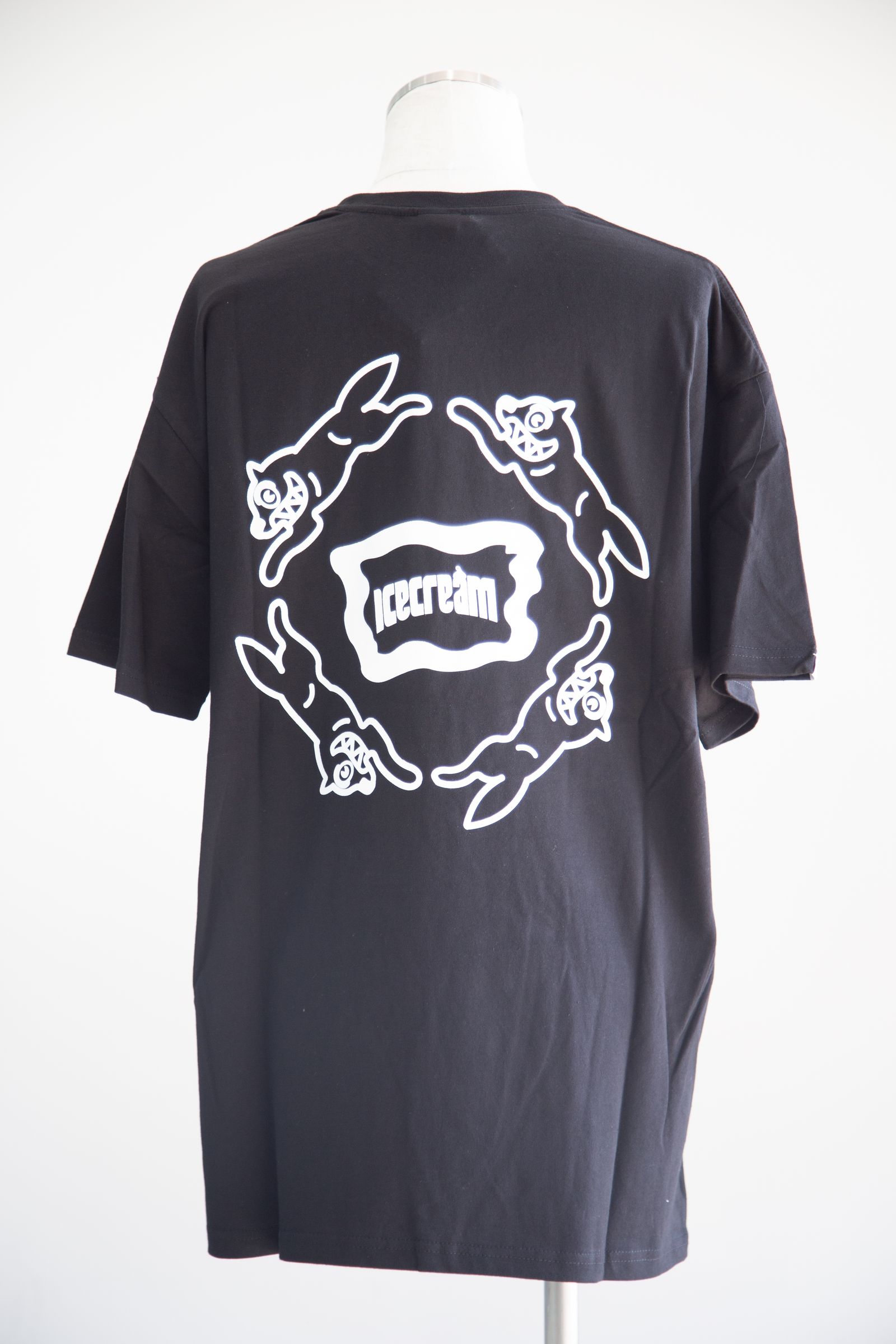 【ICECREAM】 DOG T-SHIRT / ブラック