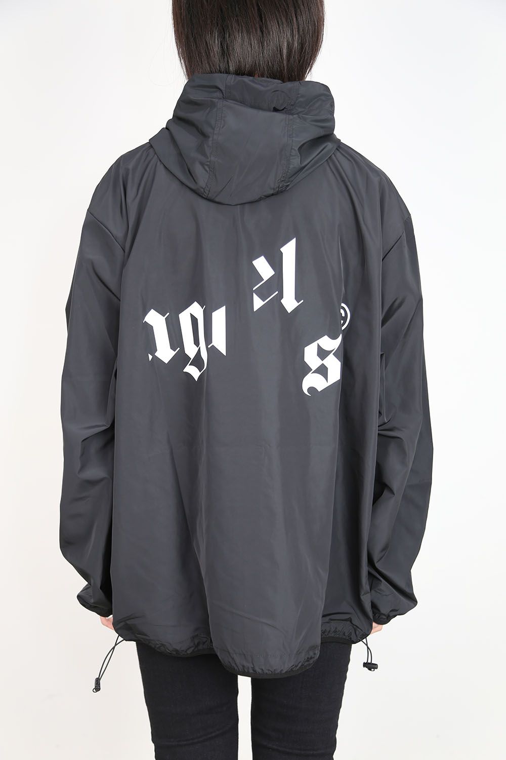PALM ANGELS - BROKEN LOGO WINDBREAKER 