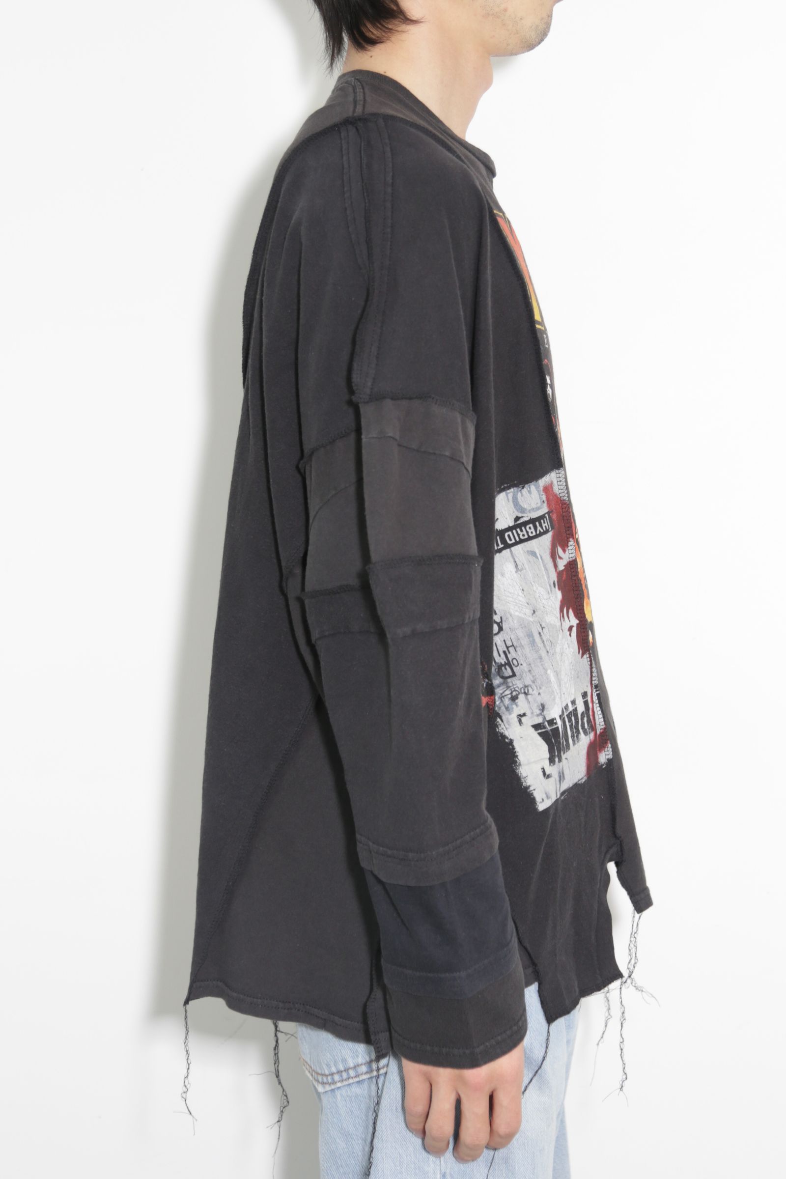 Long Sleeve Band Tee A / ブラック
