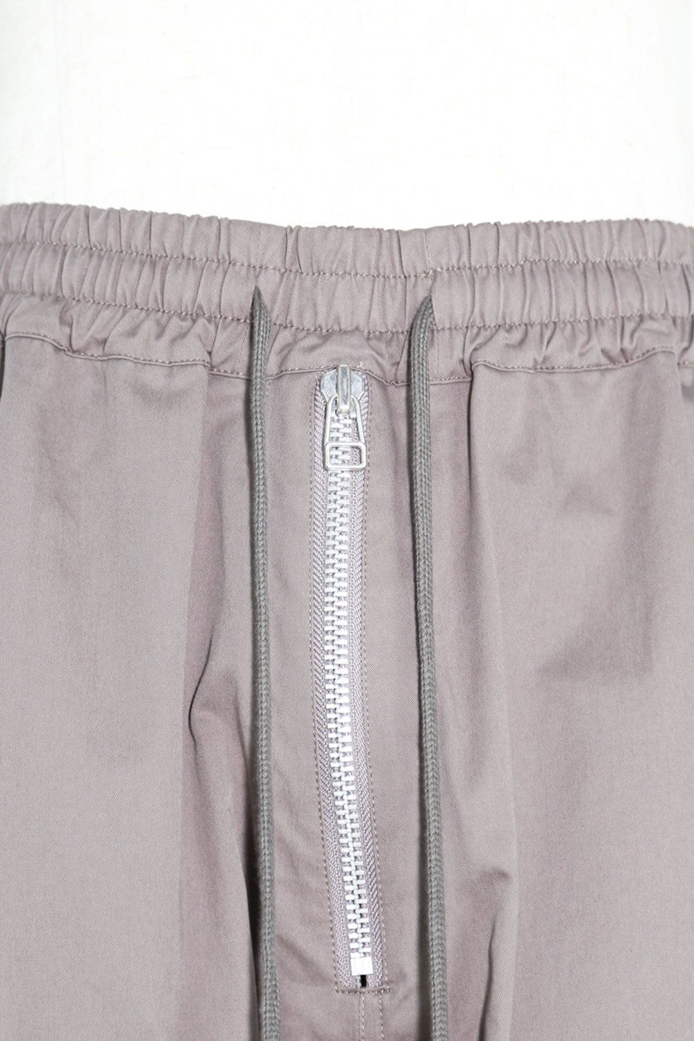 カーゴサルエルイージーパンツ / Front Zip Cargo Sarouel Easy Pants / グレー