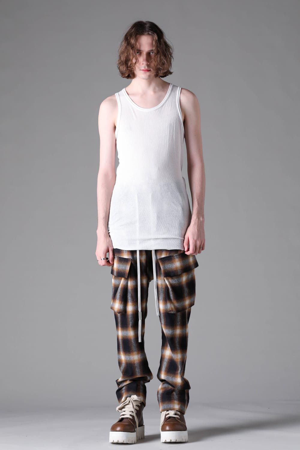 Back-Printed Rib Tank Top