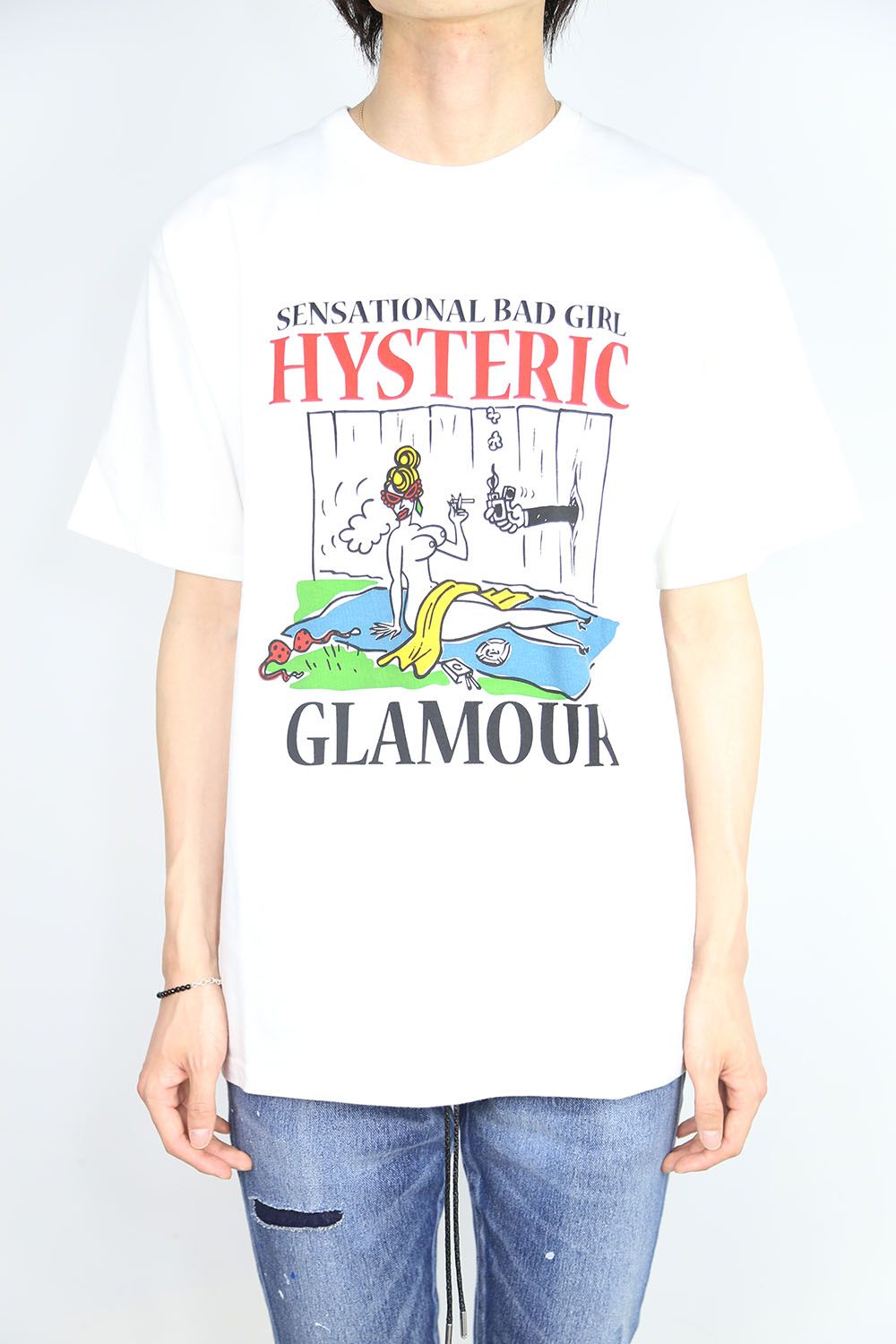 MISS HYSTERIC GARDEN Tシャツ / ホワイト - S