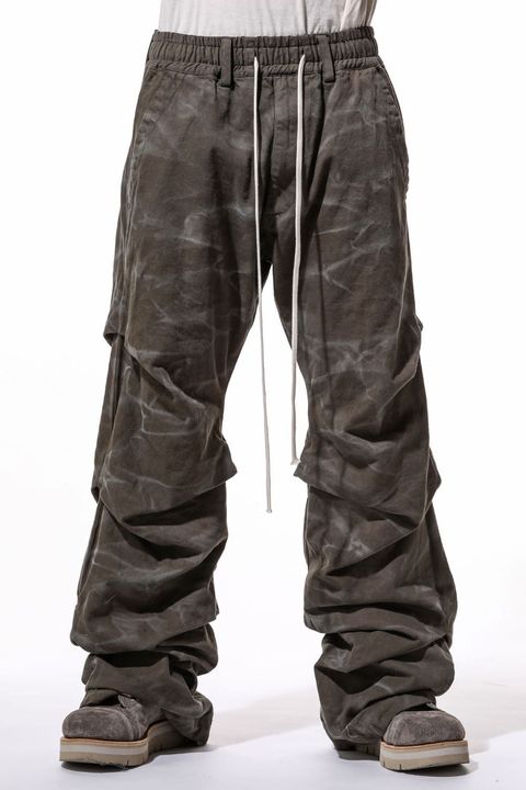 Vintage Dyed Tuck Buggy Pants / カーキ