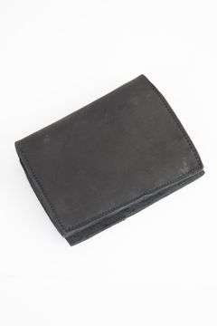 JP SHOULDER GARMENT-DYED 2FOLD WALLET / ブラック