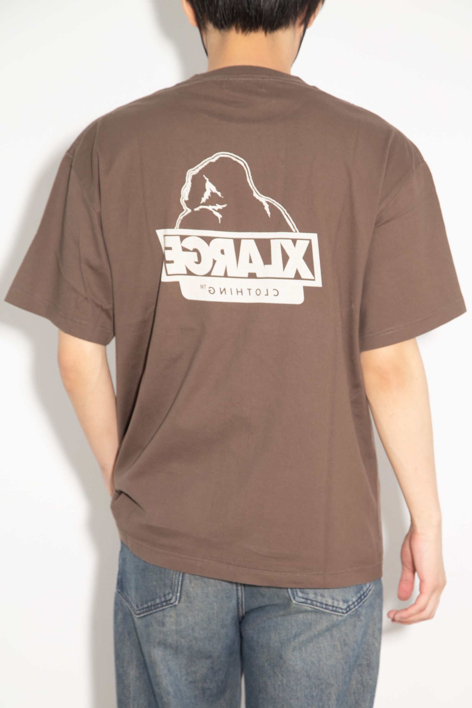 ［ラスト1点 サイズL］BACKSIDE OG S/S TEE / ブラウン