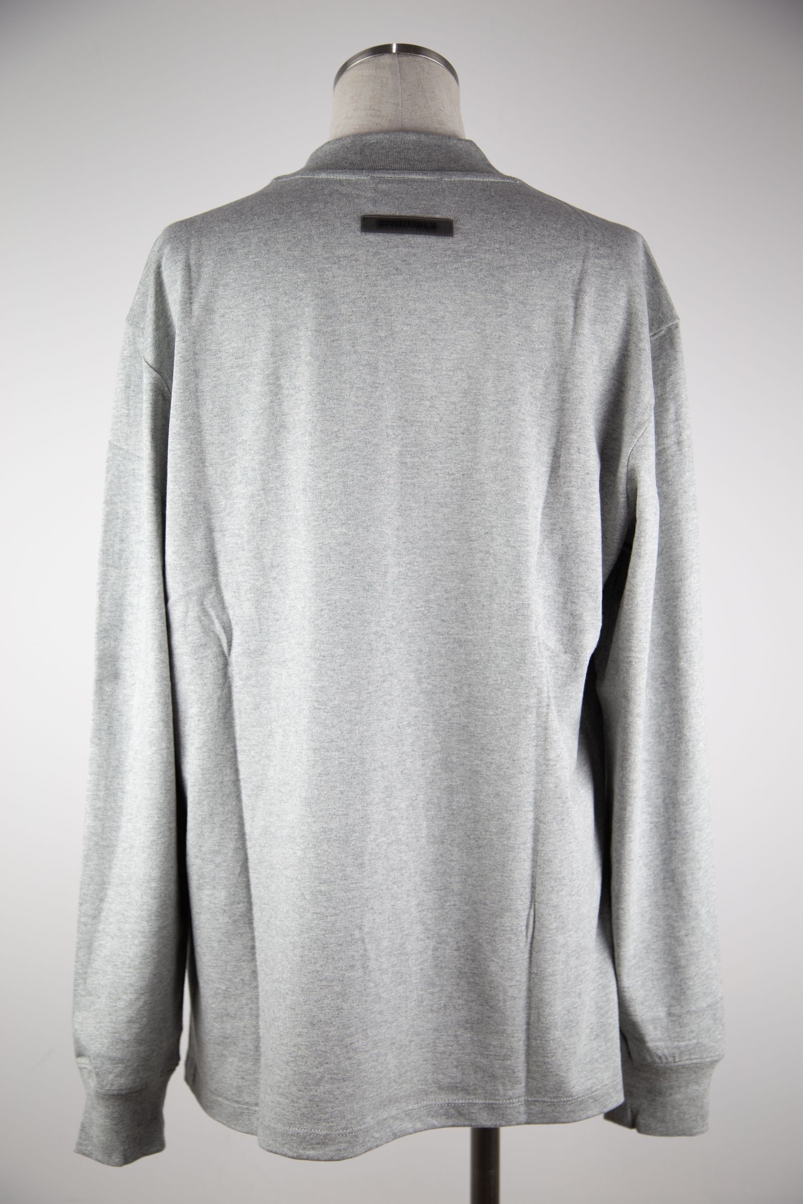21FW 1POINT LOGO LS TEE / ヘザーオートミール