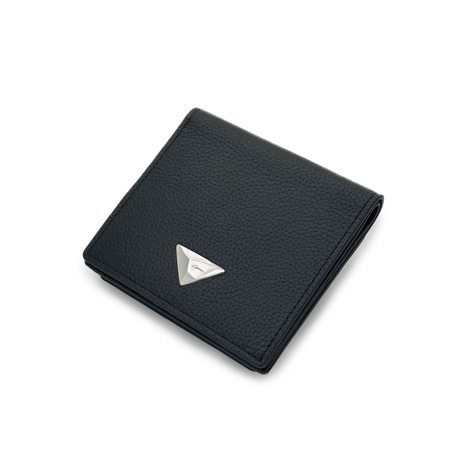Triangle Mini Fold Wallet / ブラック