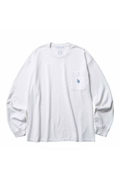 LR LOGO POCKET L/S TEE / ホワイト
