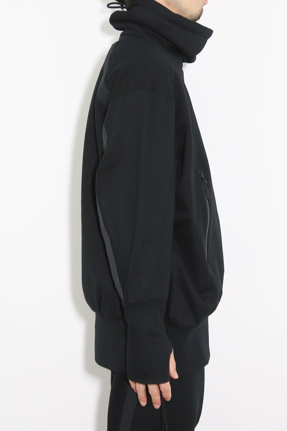 LINE PULLOVER JERSEY / ブラック