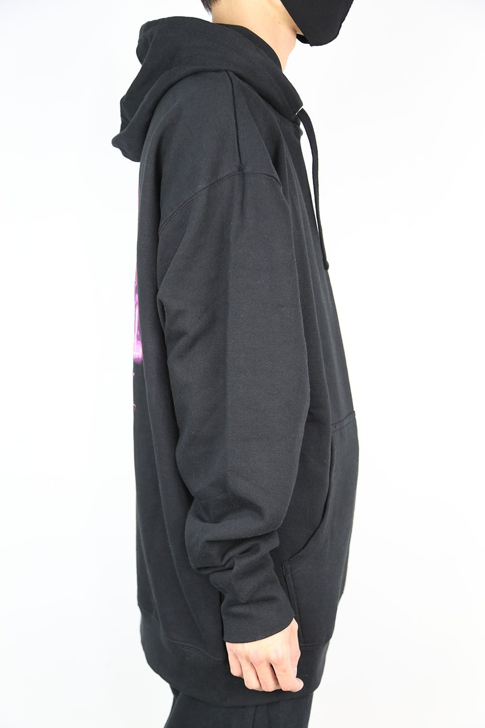 [ラスト1点 サイズXL] I SEE PINK BLACK HOODIE / ブラック