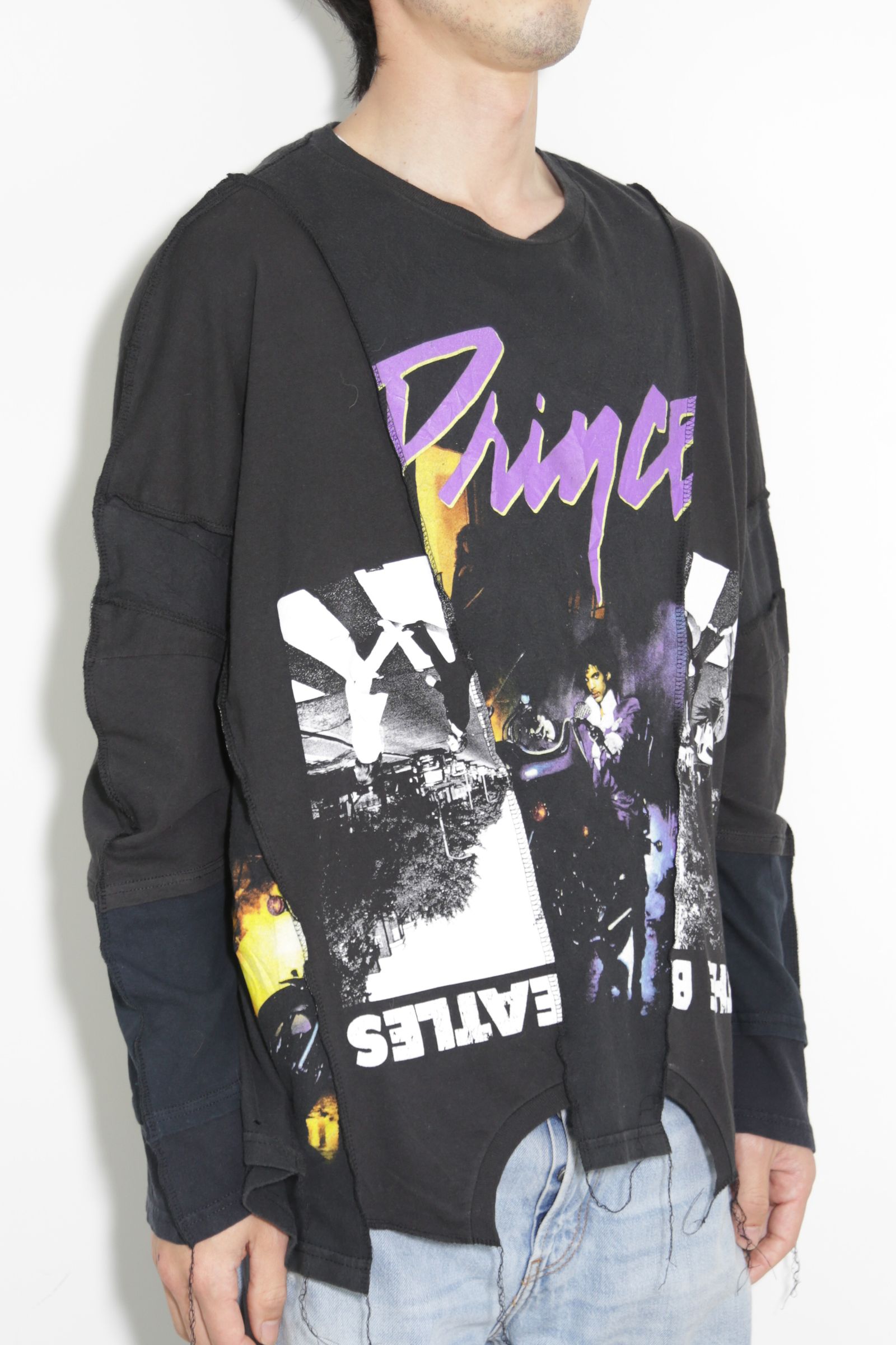 Long Sleeve Band Tee B / ブラック