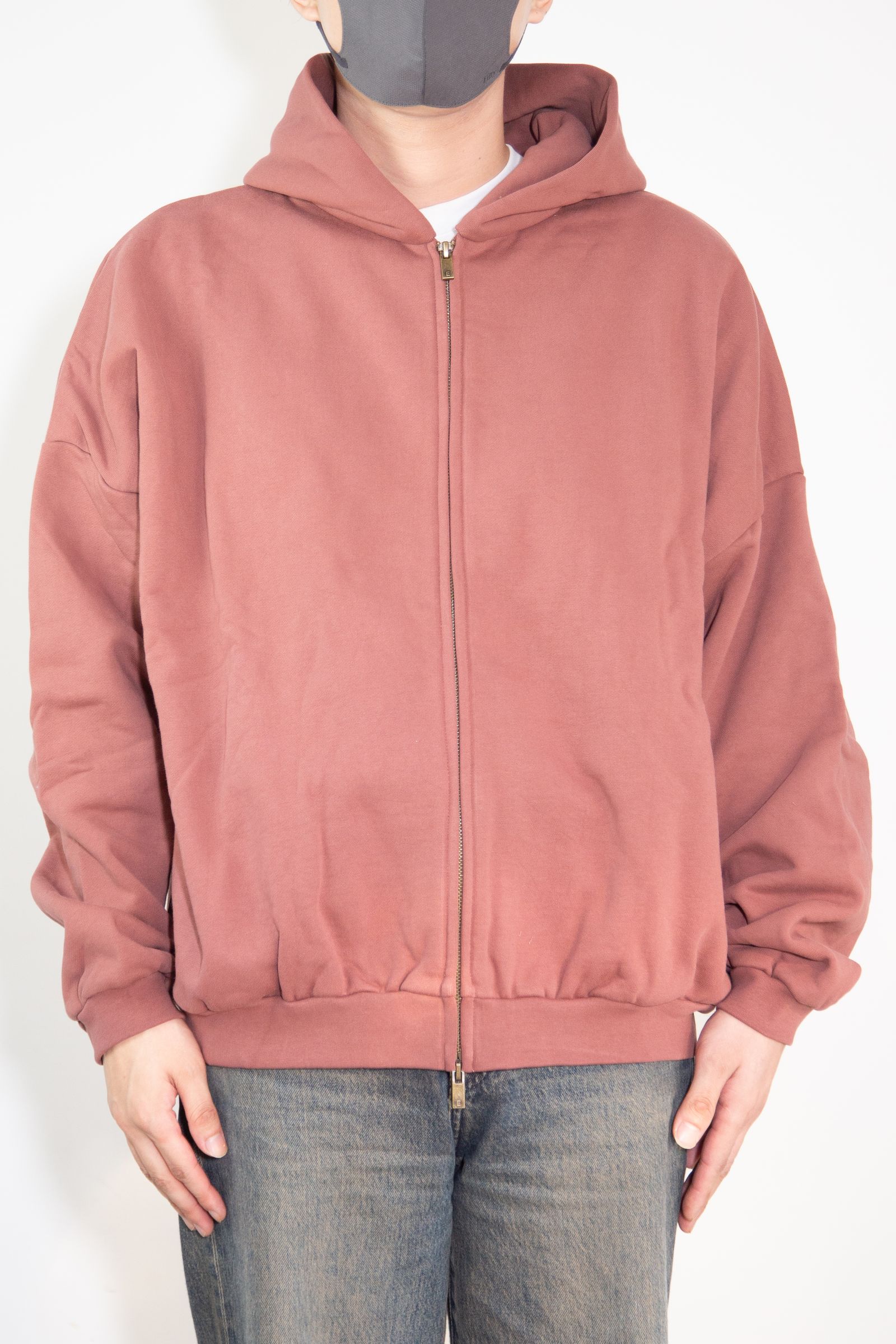 24FW HEAVY WEIGHT FULL ZIP HOODIE / クリムゾン