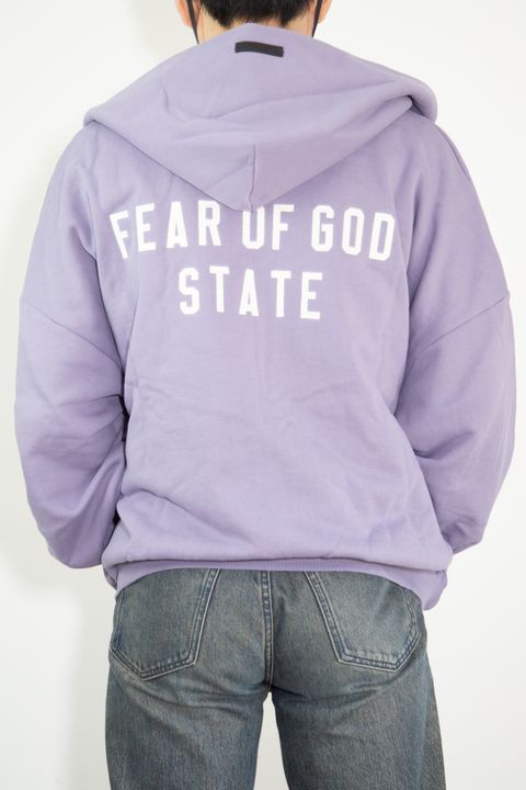 24FW HEAVY WEIGHT FULL ZIP HOODIE / ラベンダー