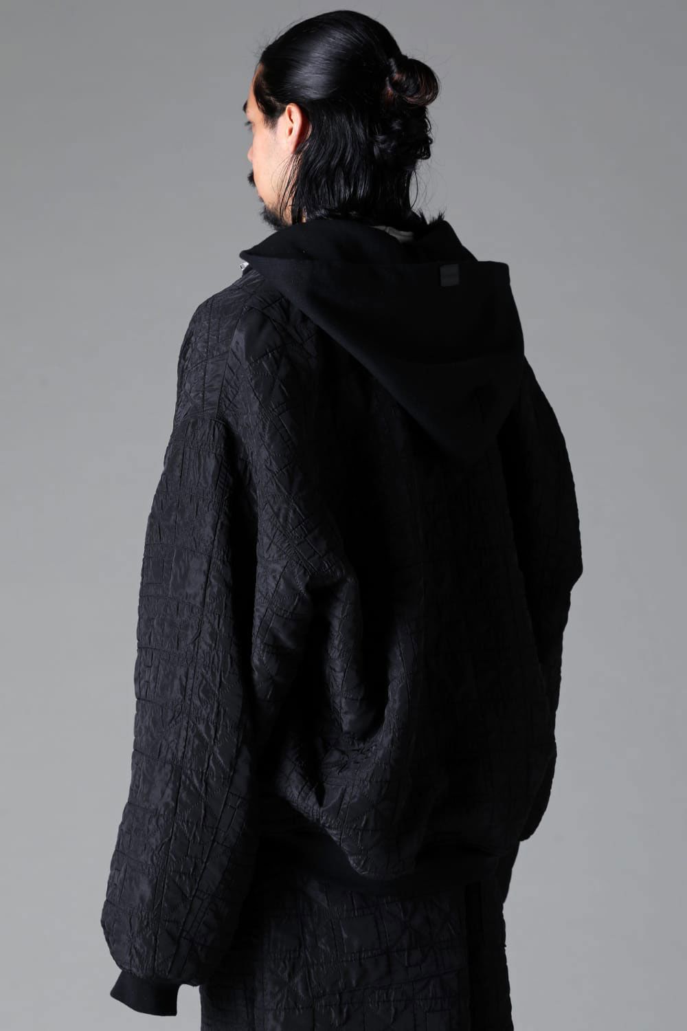 JUMBO HOODED MA-1 BLOUSON / ブラック