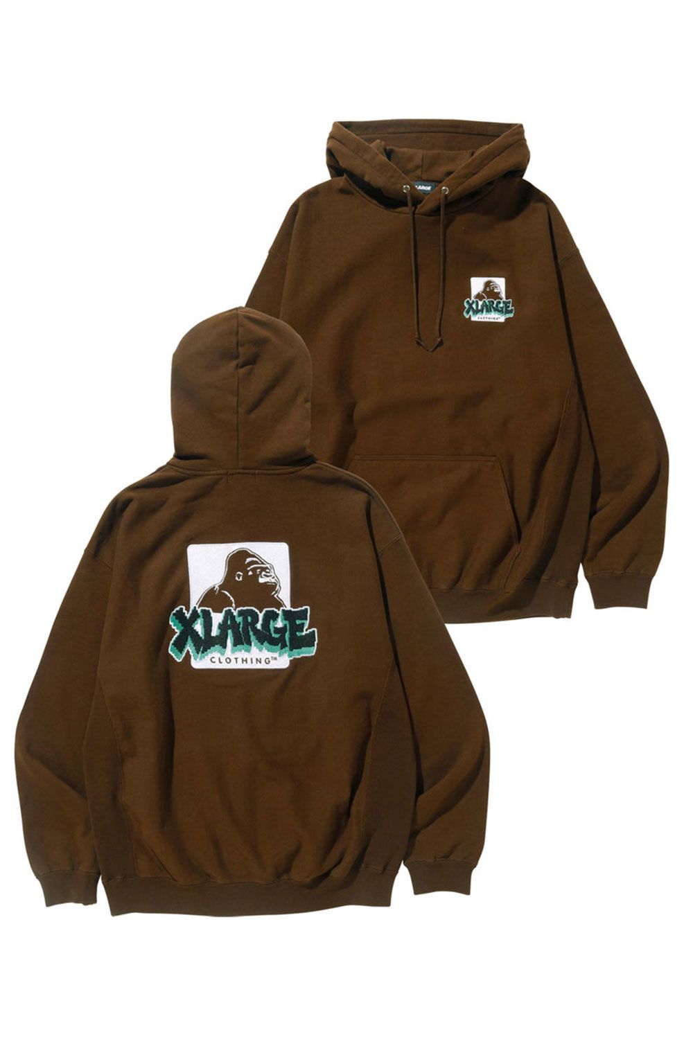 XLARGE - GRAFFITI PULLOVER HOODED SWEAT / オリーブ | Tempt