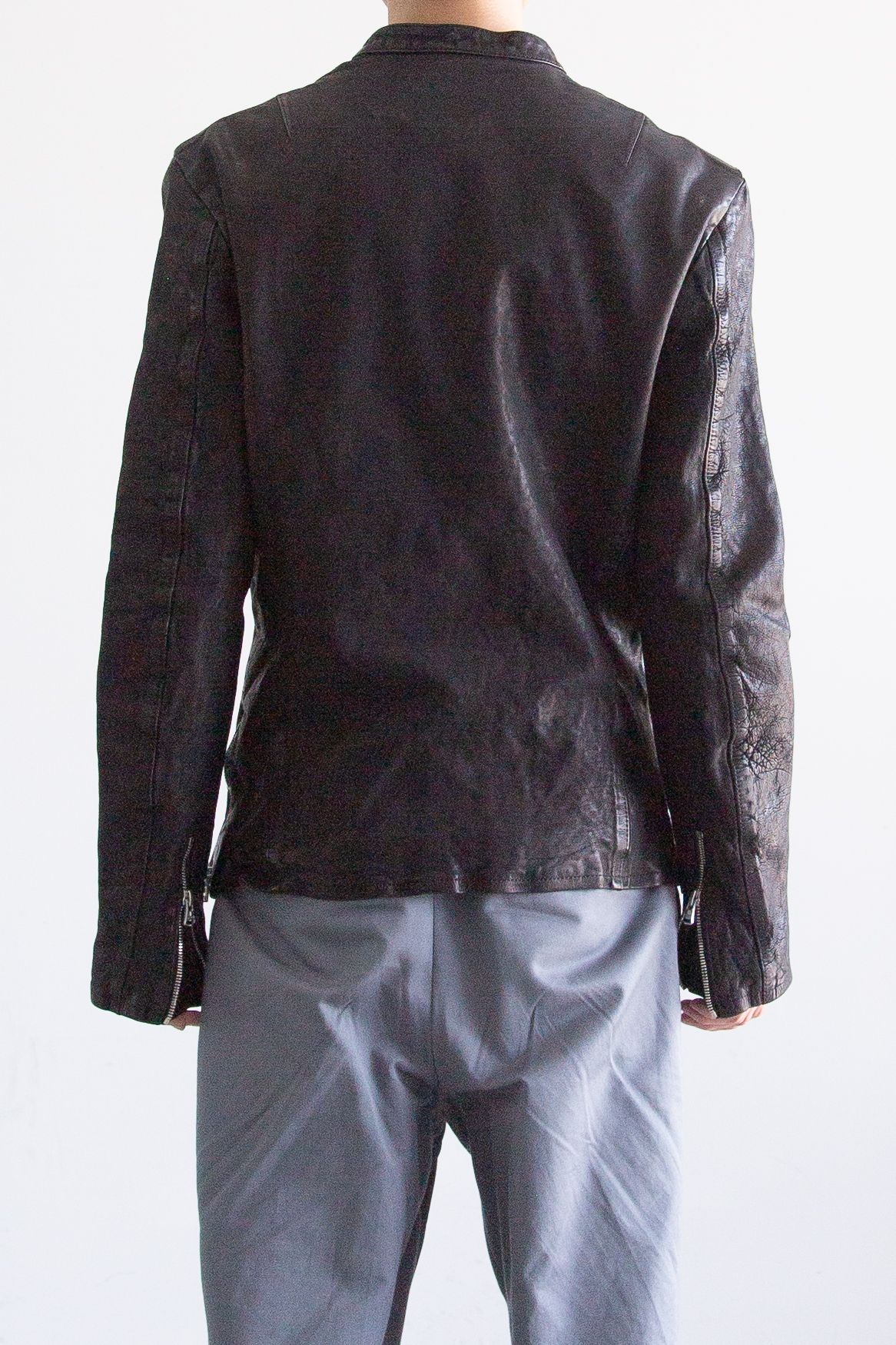 ISAMU KATAYAMA BACKLASH クラッシュ加工 M リザード牛革 ISAMU KATAYAMA BACKLASH クラッシュ加工 M リザード牛革