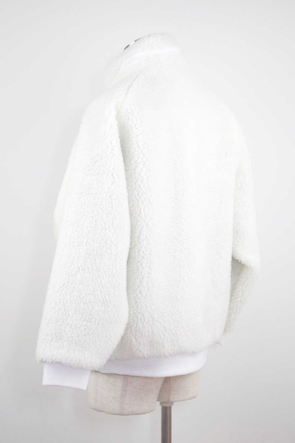 [ラスト1点 サイズ3] REVERSIBLE BOA BLOUSON / ホワイト