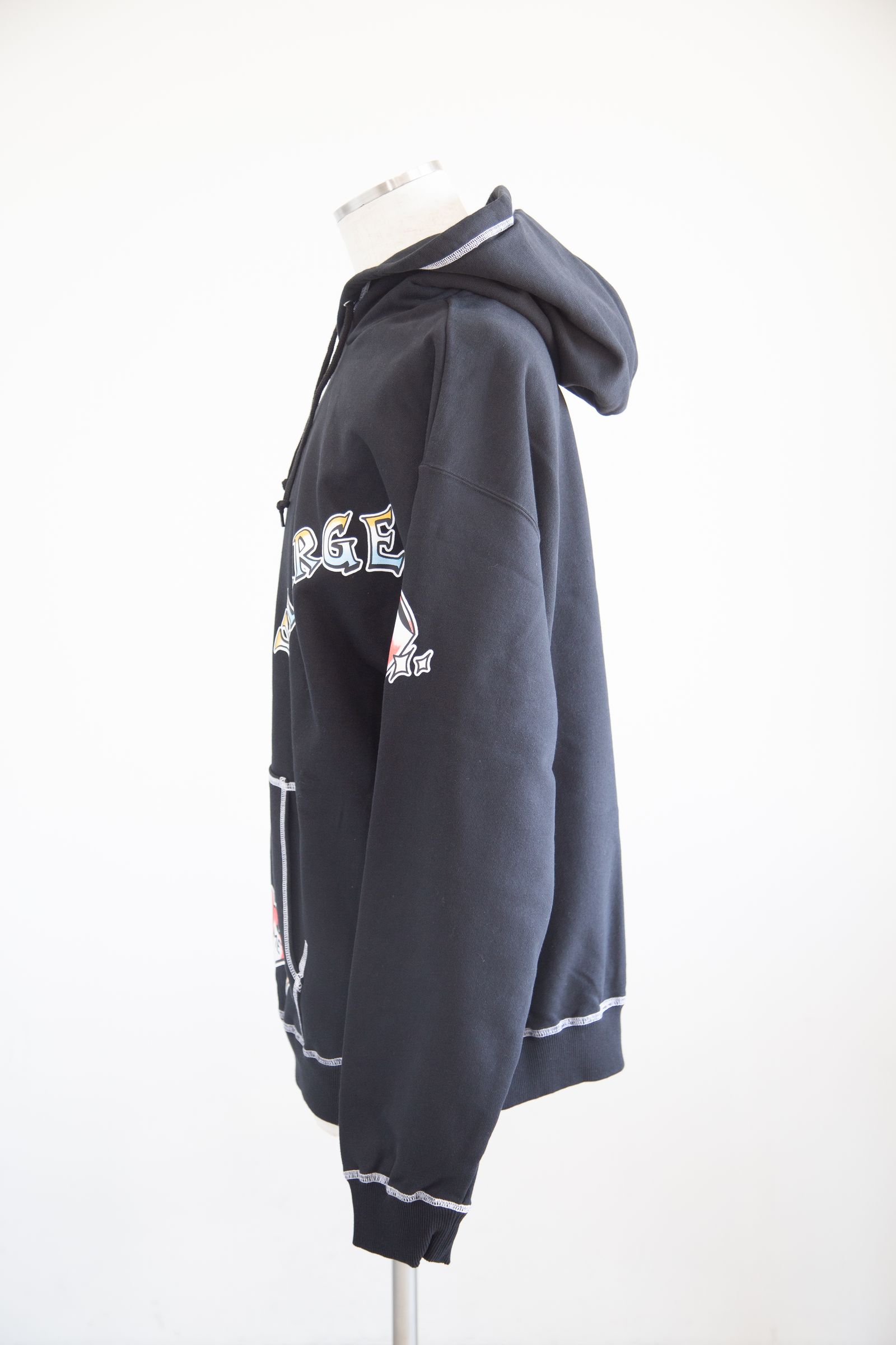 GOOD TIME HOODED SWEATSHIRT / ブラック