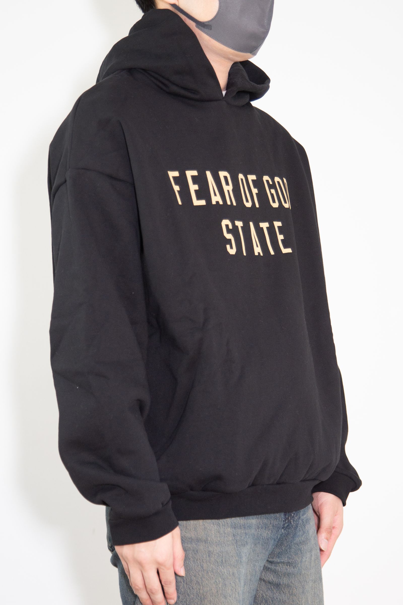 24FW STATE LOGO SWEAT HOODIE / ブラック