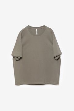スヴィンジャージー ロゴ刺繍S/S Tシャツ / グレー