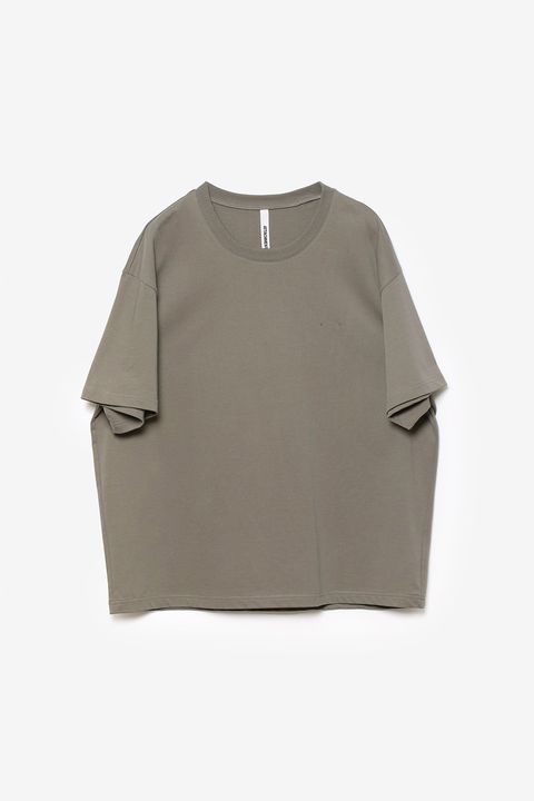 スヴィンジャージー ロゴ刺繍S/S Tシャツ / グレー