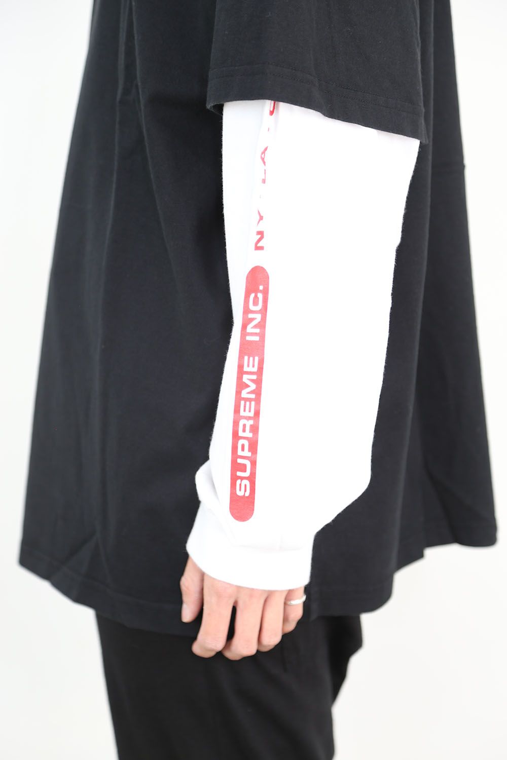 Supreme - SUPREME INC. PANELED L/S / ブラック | Tempt