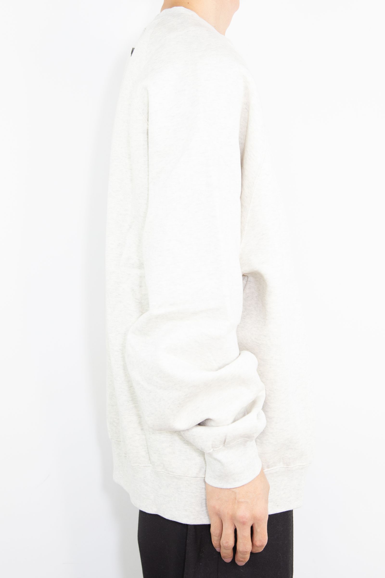 21FW 1POINT LOGO CREW SWEAT SHIRTS / ライトオートミール