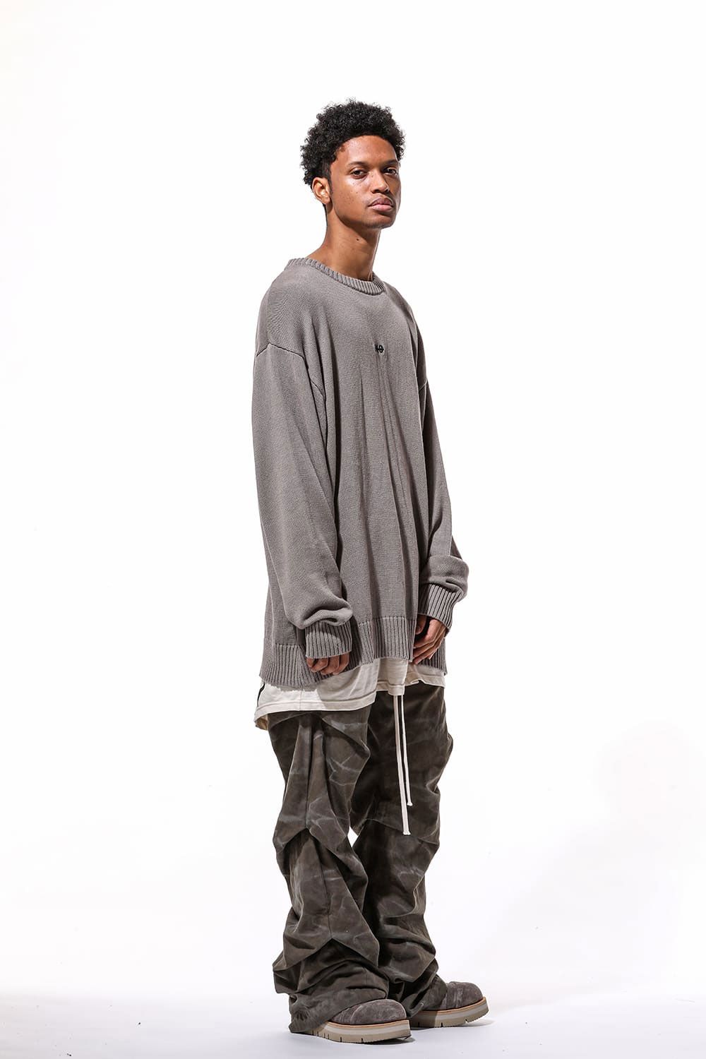 Vintage Dyed Tuck Buggy Pants / カーキ