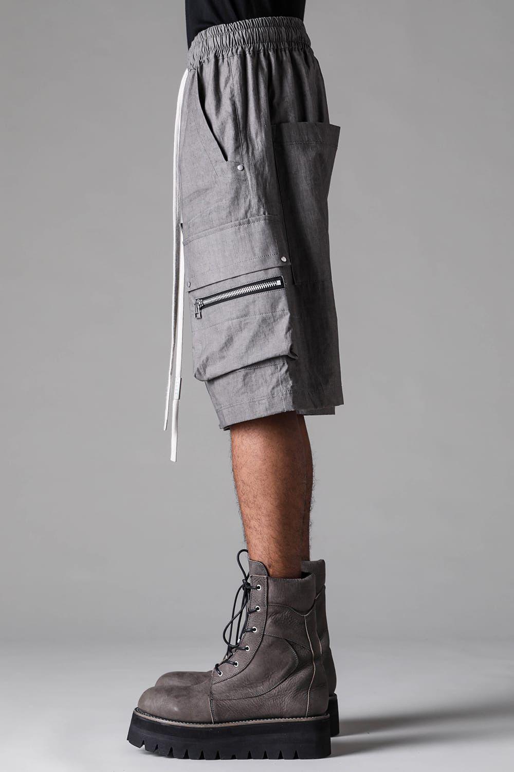 Sumi Dyed Cargo Shorts