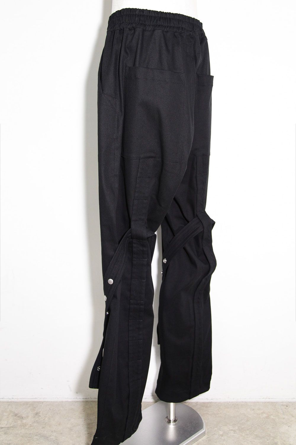 ベルトパーツワイドパンツ / Belt Parts Long Pants / ブラック