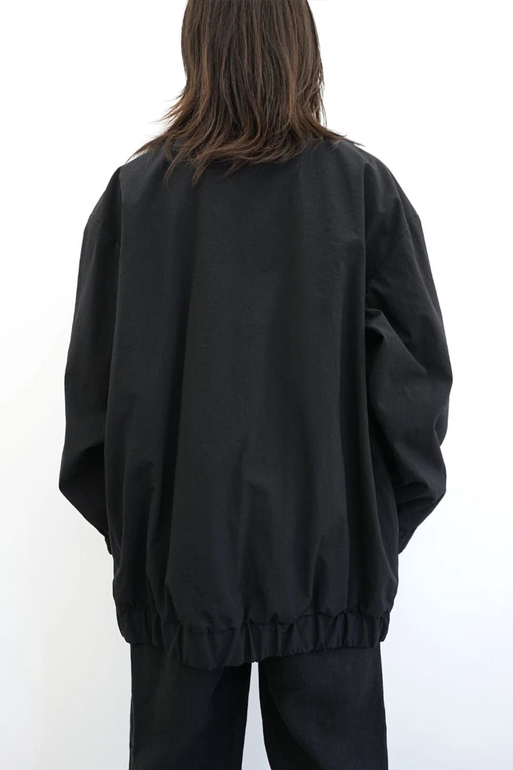 Water-repellent Oversized Zip-Up Blouson