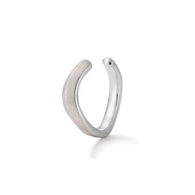 Curved Frost Ear Cuff