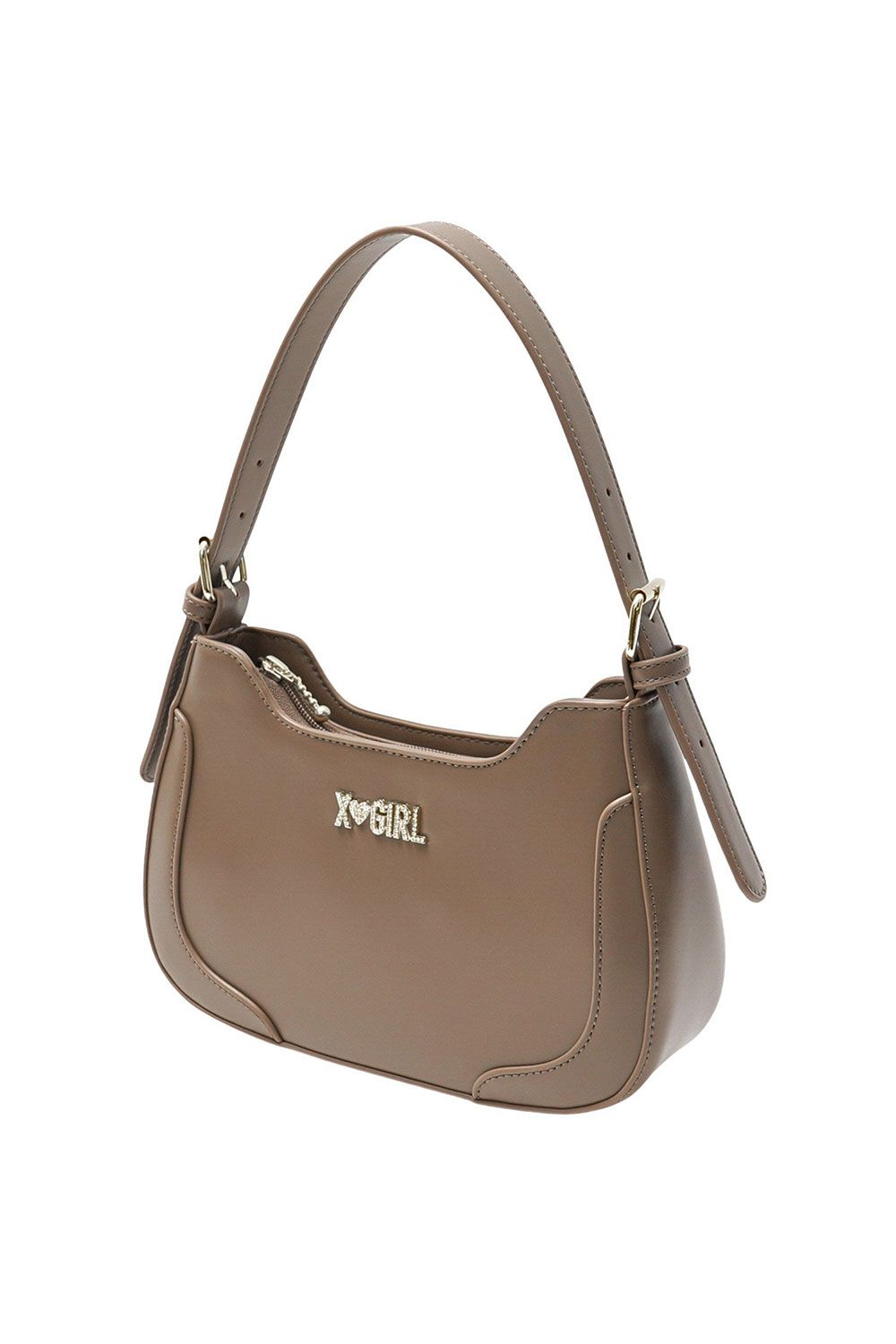 X-girl - RHINESTONE LABEL HANDBAG - | Tempt