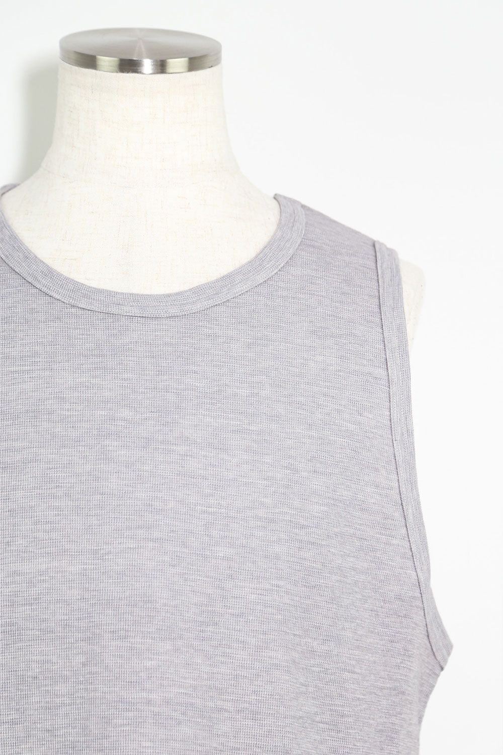 サーフニットロングタンクトップ / Surf Knit Long Tank Top / ライトグレー / ag-6083-4