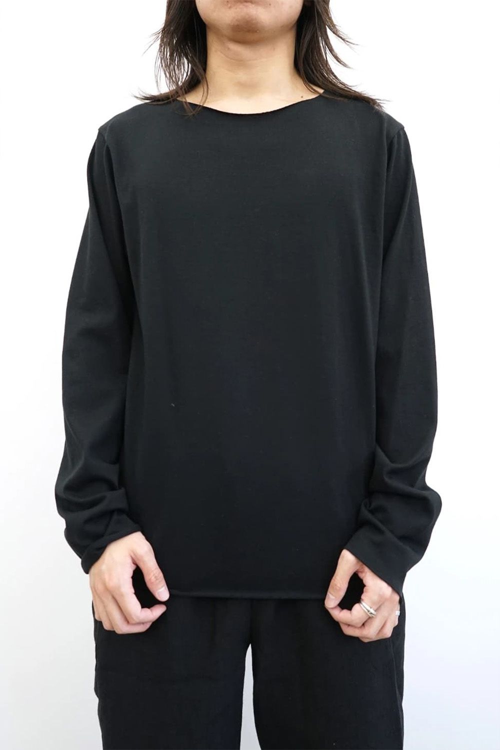 Boat Neck Long Sleeve Tee