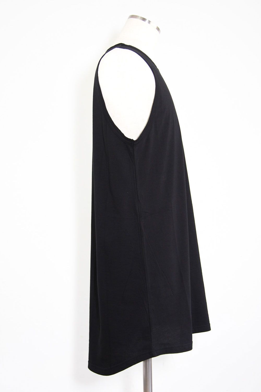 ロングタンクトップ / Long Tank Top / ブラック / ag-6083-1