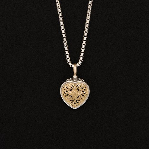 Mediterranean Heart Pendant / GP026